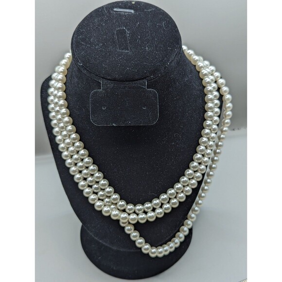 Vintage multi strand Necklace with buckle clasp - Picture 1 of 5